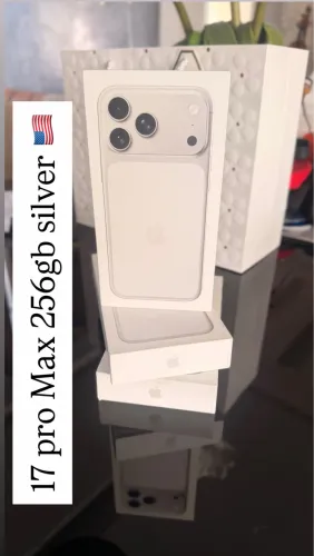 iphone 17 pro Max 256gb silver
