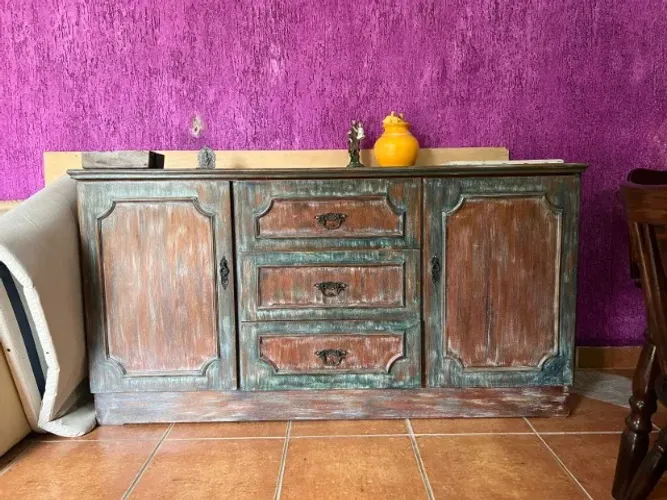 Buffet Pátina - Madeira Maçiça