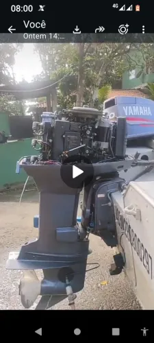 motor de popa yamaha 60 hp prjeto/ reposicao revisado recentemente