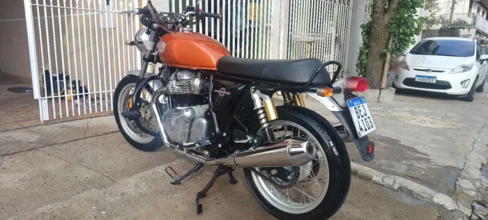 royal enfield interceptor special colorway 650cc abs laranja