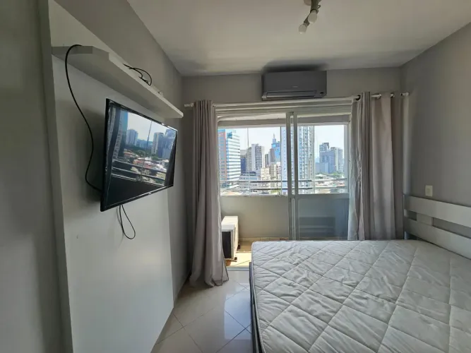 Studio mobiliado com vaga | New Studio Pinheiros