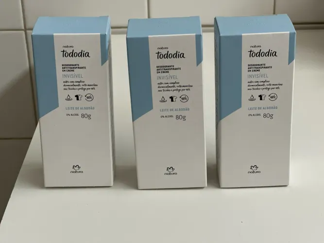Kit desodorante em creme algodão 