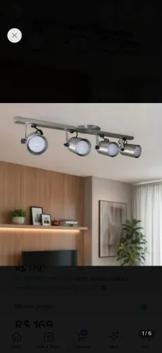 Spot trilho 65 cm