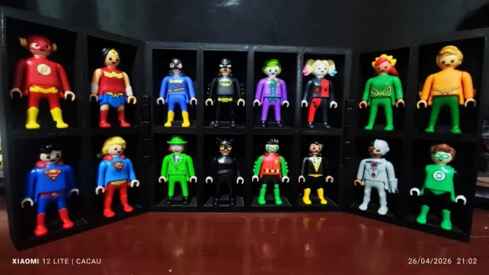 COLEÇÃO COMPLETA KINDER PLAYMOBIL COM EXPOSITOR