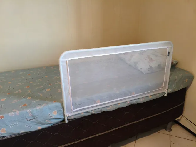 Grade de Proteção para Cama Infantil Kiddo - Branca (Antiqueda)