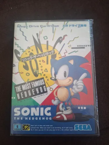 Cartucho sonic mega drive cib