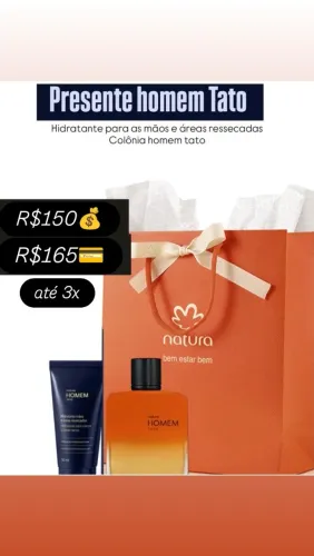 Kit Homem Tato Natura