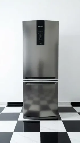 Geladeira inox