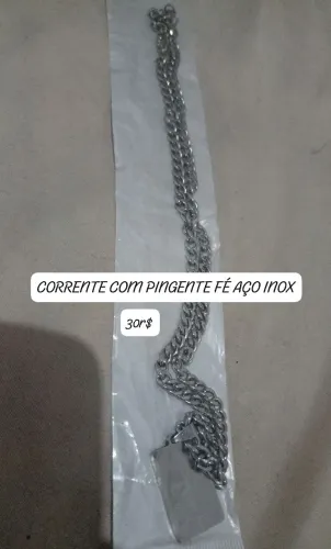 Corrente aço inox zn * interessados