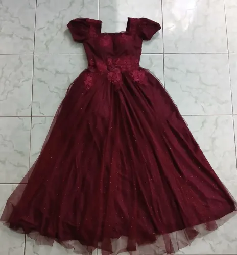Vestido de festa social MARSALA 38