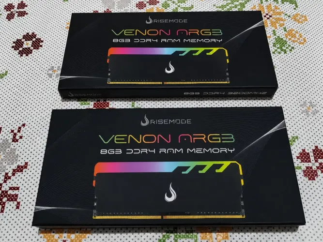 Memória RAM 16GB (2x8GB) Rise Mode Venom 3200MHz