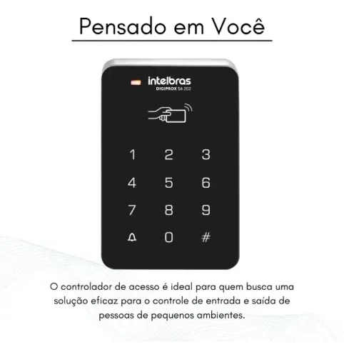 Controlador de Acesso Digiprox SA 202 Intelbras