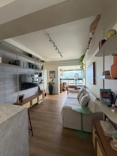 GARIBALDI, APARTAMENTO PARA VENDA, 02 QUARTOS, INCRIVEL VISTA MAR, 63M2, NASCENTE, MOBILIA