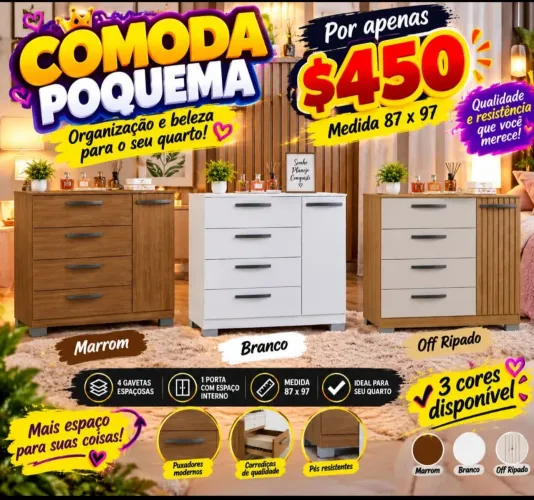 Cômoda pequena