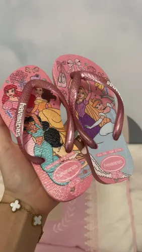Chinelo havaianas princesa 25/26