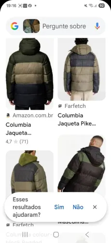 Jaqueta importada London de neve 2 em uma gg masculina 
