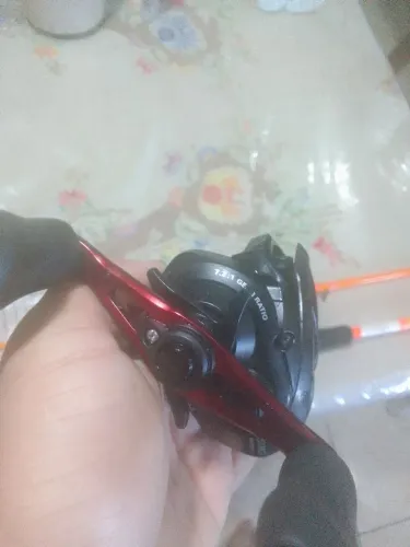 Conjunto carretilha + vara p/ carretilha