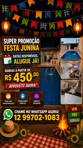 ESPAÇO PARA FESTAS E CONFRATERNIZAÇÃO 