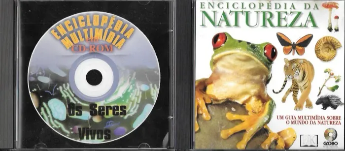 Kit 2 CD-ROM: Enciclopédia Multimídia -- Os Seres Vivos + Enciclopédia da Natureza (bio)