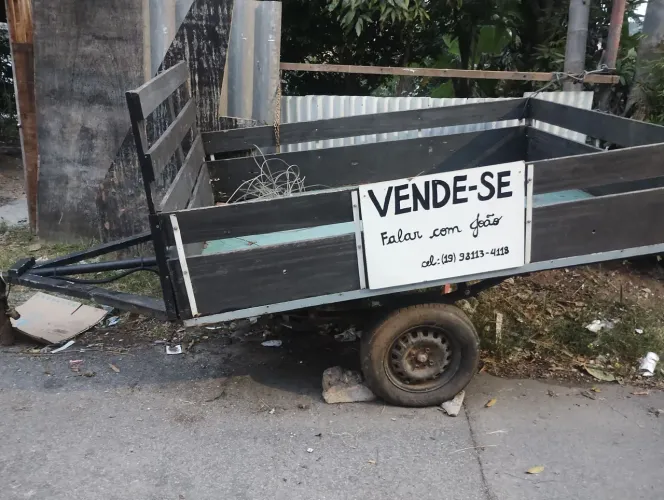 Carreta reboque para carro usada