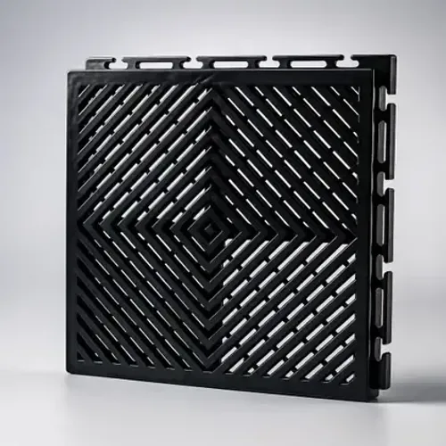 Piso Modular Premium Vazado Para Garagens Oficinas Domicilio 30,40x1,30cm