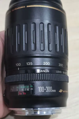 LENTE CANON EF 100-300MM ULTRASONIC REVISADA LINDA