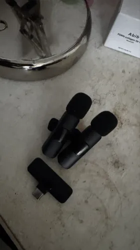 Microfone de lapela sem fio