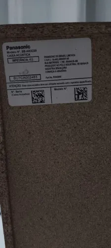 Caixa de som Panasonic