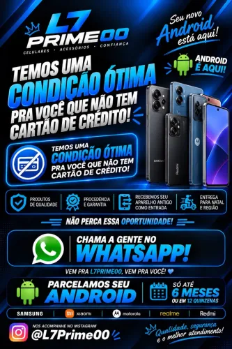 Seu smartphone no crediário