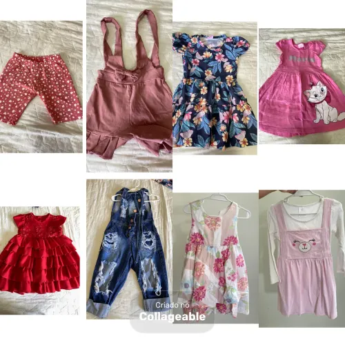 Lotinho roupa de menina