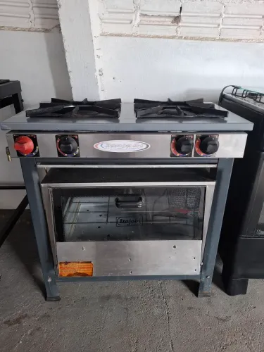 Fogão industrial 2 bocas com forno