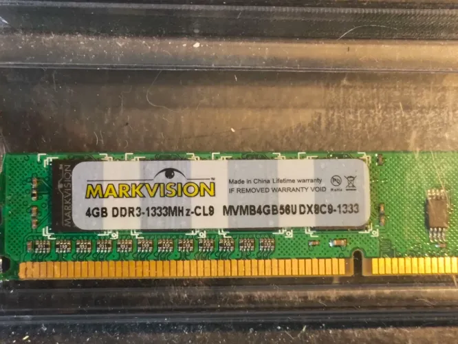 Kit 8GB RAM (2x 4GB) DDR3 1333MHz Markvision para PC Desktop