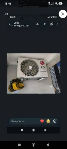 Ar-condicionado 12 BTUs usado excelente inverter