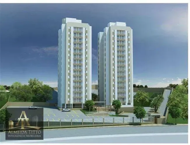 Apartamento com 2 dormitórios para alugar, 51 m² - Condomínio Marselha - Jandira - São Pau