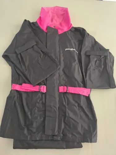 Capa De Chuva Motoqueira Feminina Nylon Pantaneiro