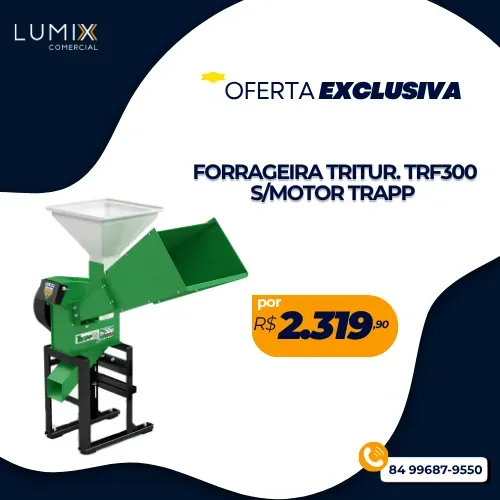 FORRAGEIRA TRITUR. TRF300 S/MOTOR TRAPP