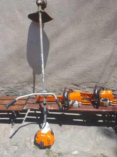 Kit Stihl Original - Roçadeira + 2 Motosserras com Nota Fiscal