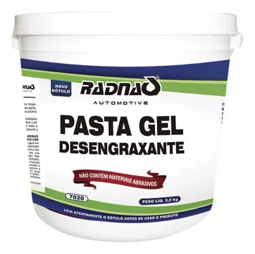 Pasta Gel Desengraxante Mãos 2,5kg Radnaq Para Mecânico