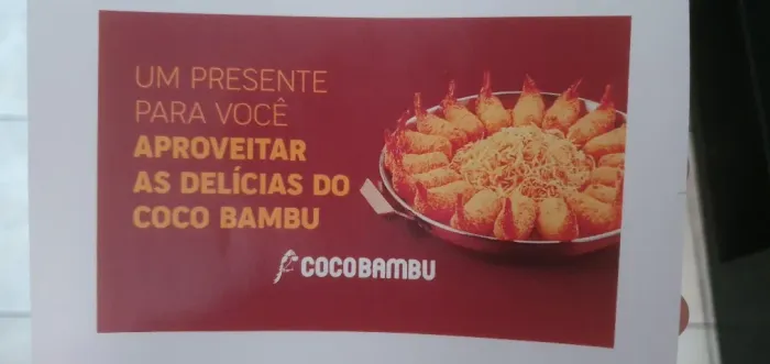 Vale Compra R$ 300 Coco Bambu