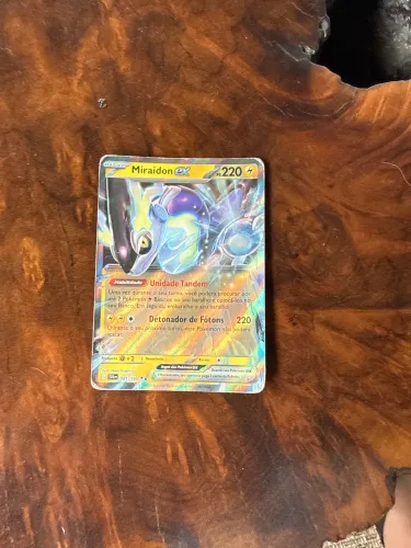Carta Pokémon miraidon EX
