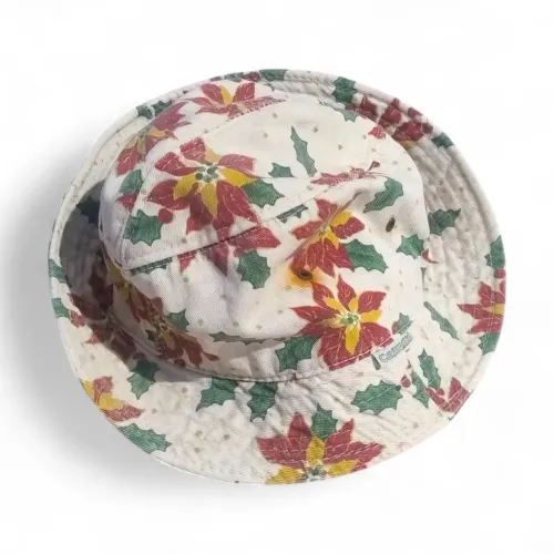 Chapéu Unissex Floral Bucket