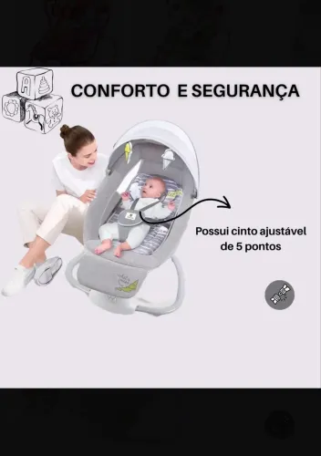 Cadeira de Ninar Automática Techno Plus