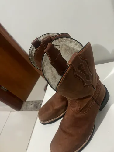 bota texana couro original 