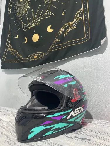 Capacete ASX Fechado | Tamanho 58/60 | Semi Novo | Usado Apenas 4 Vezes