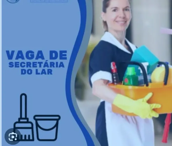 Vaga para secretária do lar