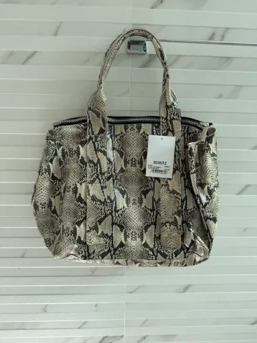 Bolsa schutz couro phyton