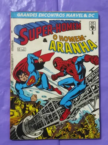 Grandes Encontros Marvel & DC n° 1 - Formatinho - Editora Abril