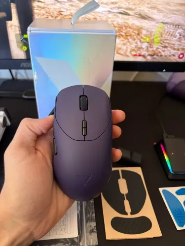 Mouse gamer sem fio Rapoo vt9 MAX gen-2 + Dock de carregamento NOVO