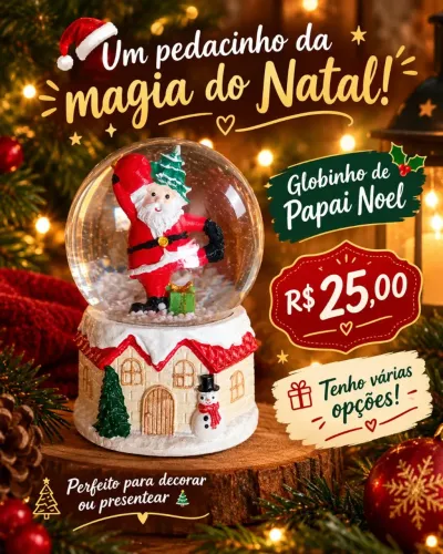 Oferta de Natal Globinho de Neve cada
