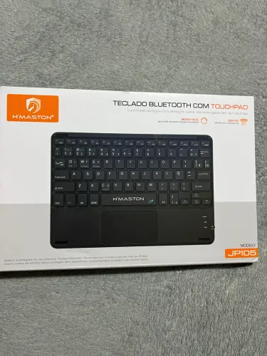 Teclado Bluetooth C/ Touchpad Hmaston Dura 20 Dias Uso